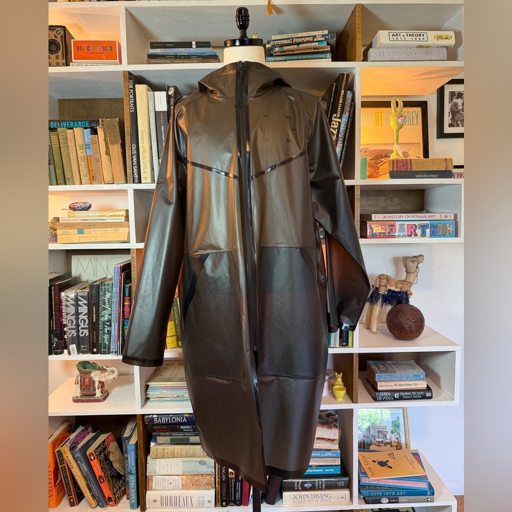 Men's Black Raincoat